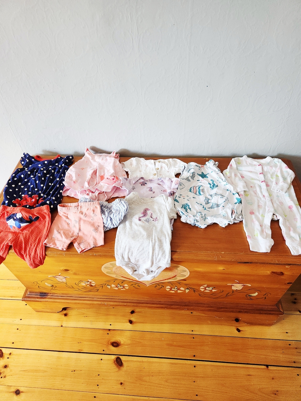 Baby Girl 0-3 Month Ocean Sea Clothing Lot